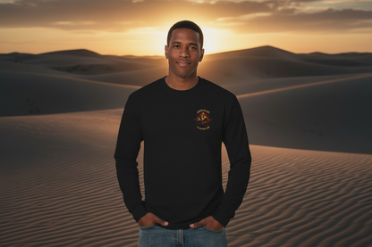 Dark Gray longsleeve lifestyle