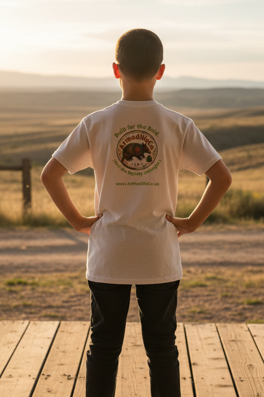 Boy - White - Back view