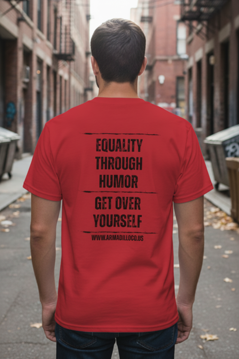 Equality Through Humor ArmadilloCo | Heavyweight Unisex Tee