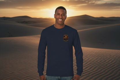 Navy longsleeve lifestyle