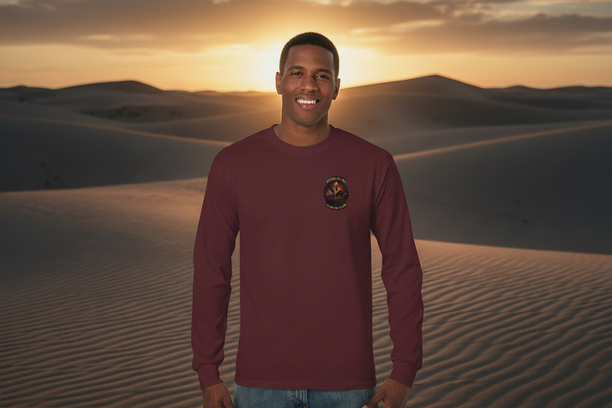 Maroon longsleeve lifestyle