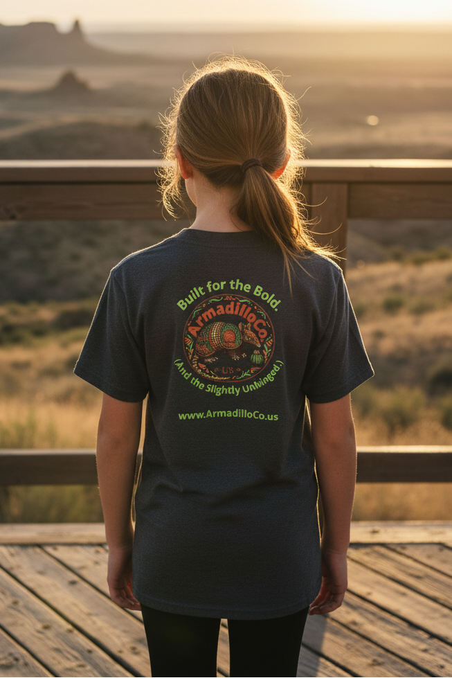 Girl - Dark Heather - Back view